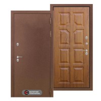 Входная металлическая дверь с терморазрывом Термо Магнит 17 Золотой дуб