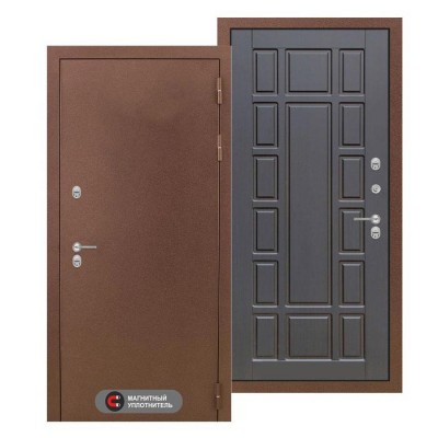 Входная металлическая дверь с терморазрывом Термо Магнит 12 Венге