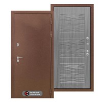Входная металлическая дверь с терморазрывом Термо Магнит 06 Сандал серый